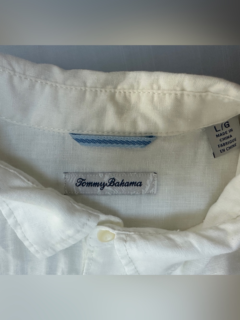 Tommy Bahama Linen Shirt , Long Sleeve, Size Large - Picture 2 of 5